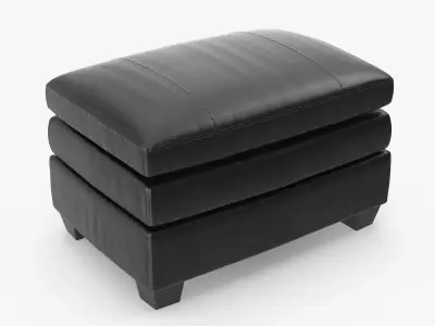 Ottoman v1 Low-poly 3D model
