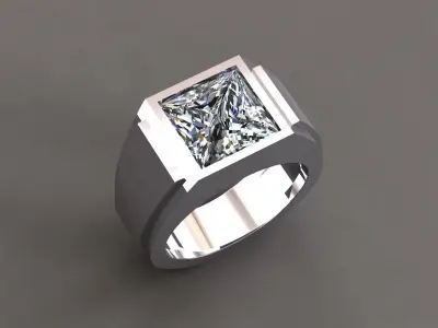 prince ring 3D print model