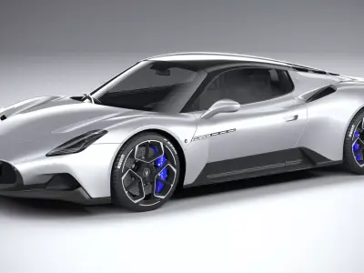 Maserati MC20 2021 LowPoly 3D model