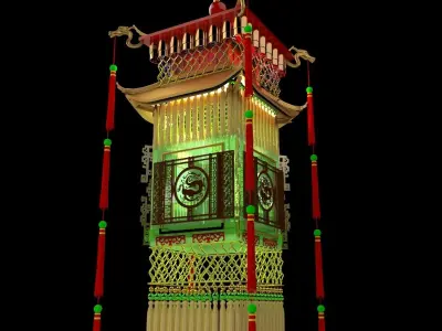 Chinese  palace Lantern 3D model
