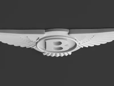 Bentley Logo 02 3D print model
