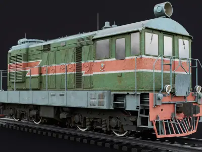 Ganz DVM-4 Low-poly 3D model