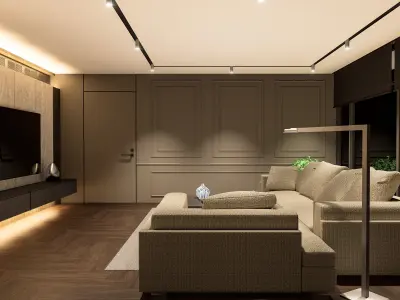 Modern living - D3 3D model
