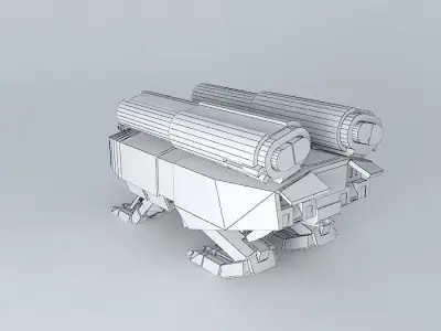 Heavy Assault robot  Free 3D model