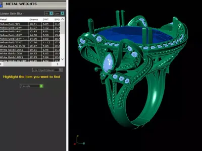 RIBBON RING  3D print model