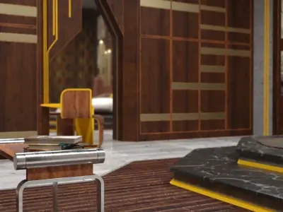 BedRoom modern  3D model