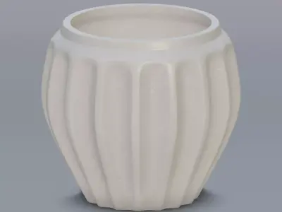 Garden urn planter54 3D model