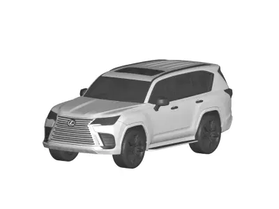 Lexus LX600 3D model