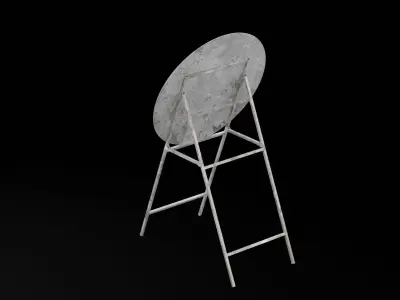 Speed Limit Sign Low-poly 3D model