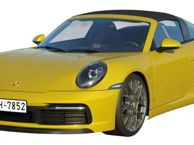 Porsche 911 Targa 2019 3D model