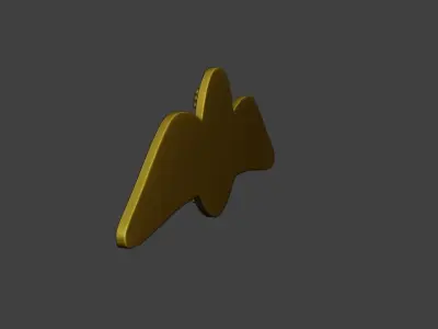 WW2 British Royal Air Force Wings I 3D print model