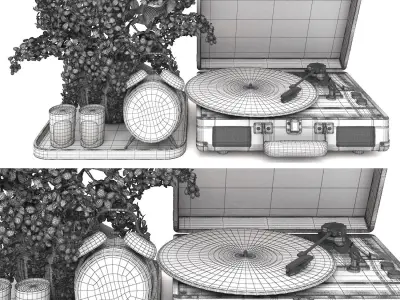 decorative set 02 3D model