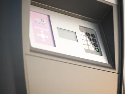 Futuristic bikes on a rack 3D model