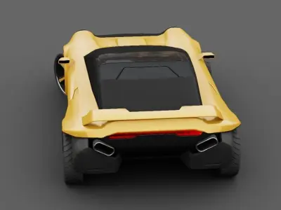 Porche concept Car 3D model