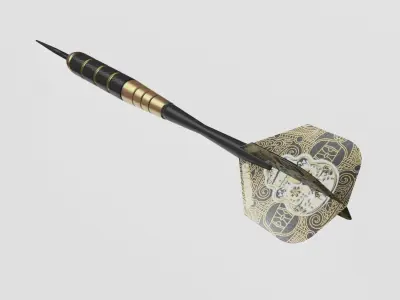 Darts arrow 3D model 3D model