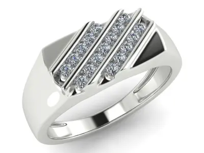 light weight gold diamond rings-C111116SKCH2025981-wt-5-10 3D print model