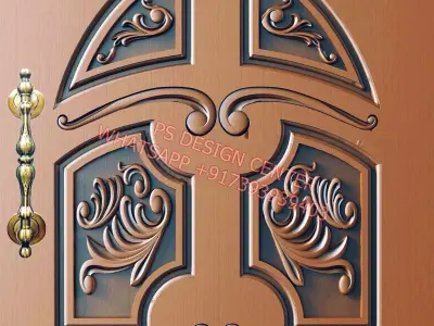 single door design  3D model