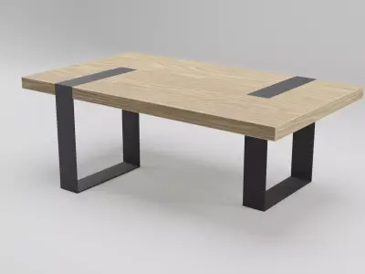 Coffee Table Low-poly 3D model