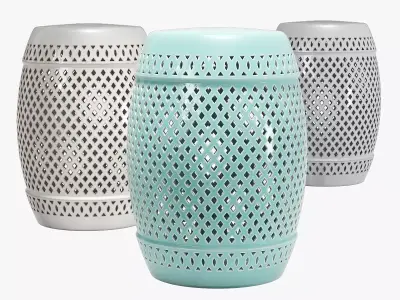 Willa arlo interiors rivera garden stool 3D model