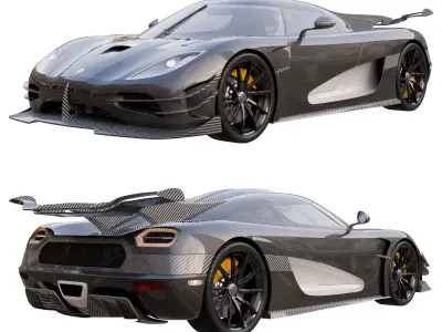 Koenigsegg One 1 3D model