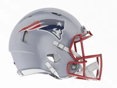 Riddell NFL Full Size Football Helmet with Facemask 3D model