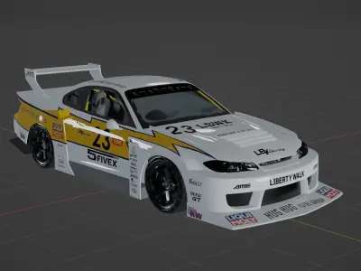 Nissan LB-Super Silhouette S15 SILVIA 3D model