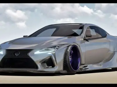 Custom Lexus LC-500 3D model