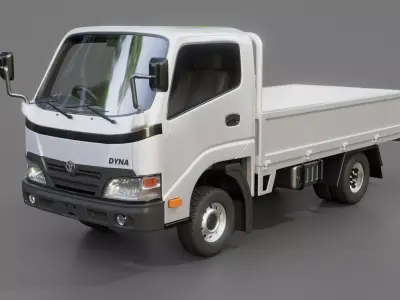 Toyota Dyna 2015 Pickup Truck 3D model