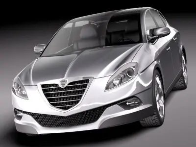 Lancia Delta 2012 3D model