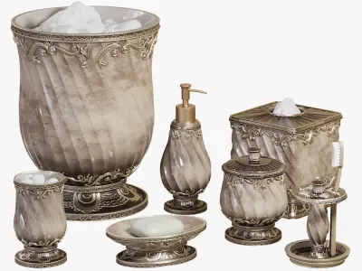 Monaco Bath Accessories 3D model