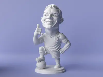 Cristiano Ronaldo Miniature 3D print model