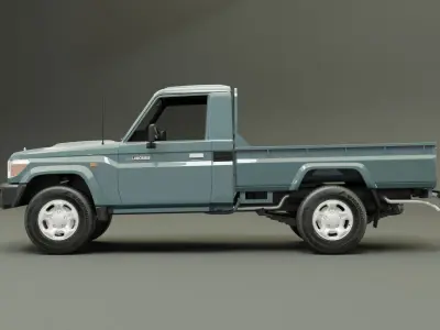 LAND CRUISER PICKUP - Gray Metallic 3D model
