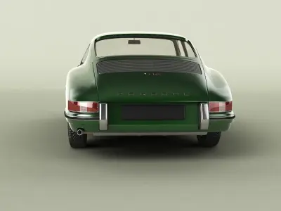 Porsche 911 S  4-door 3D model