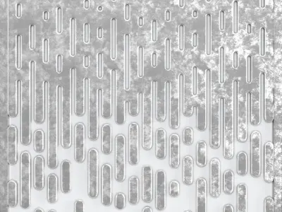 3D Raindrop Panel 3D model