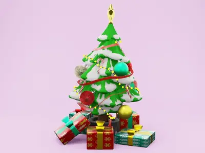 Christmas Tree 001 3D model