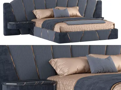 Luxury Bed 3D model