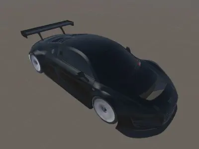 Audi R8 LMS Low-poly 3D model