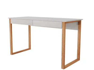 Study desk collection vol3 Low-poly 3D model