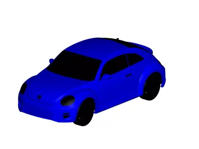 Volkswagen Beetle  3D model order