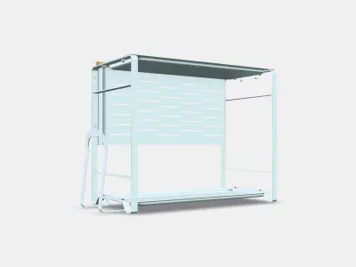 AVSTEG Kitchen countertop organiser Low-poly 3D model