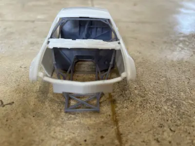 2013 FORD MUSTANG DOUBLE FRAME RAIL DRAG RACING 125 SCALE 3D print model