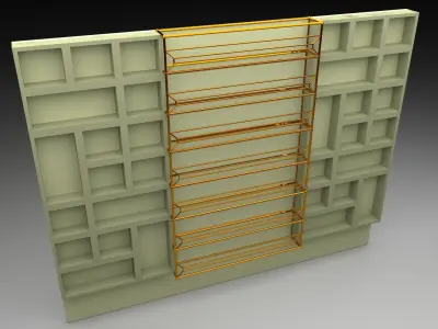 Interior Wall Panel 3D model