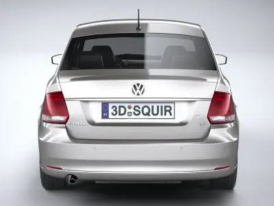 Volkswagen Polo Sedan 2017 3D model