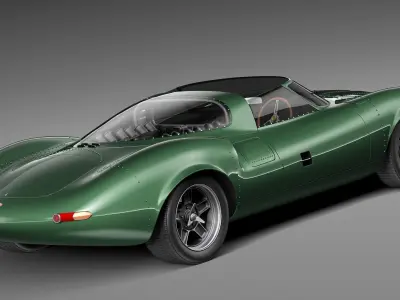 Jaguar XJ13 1966 3D model