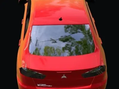 Mitsubishi Lancer Evo X 3D model
