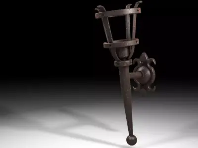  Medieval Middleage Wall Touch  3D model