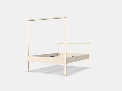 GJORA Bed frame 7 Low-poly 3D model