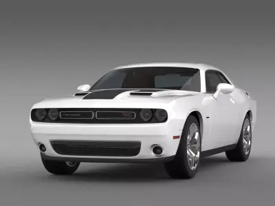 Dodge Challenger RT LC 2015 3D model