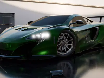 Mclaren P1 With Rigacar 3D model