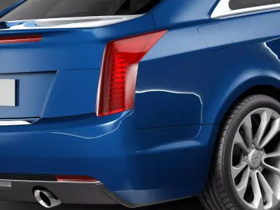 Cadillac ATS Coupe CG 2015 3D model